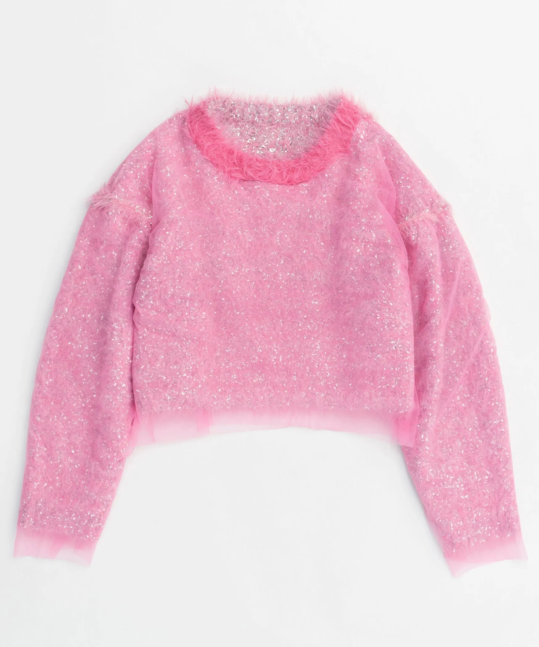 【24WINTER PRE-ORDER】Sparkling Shaggy Knit Pullover