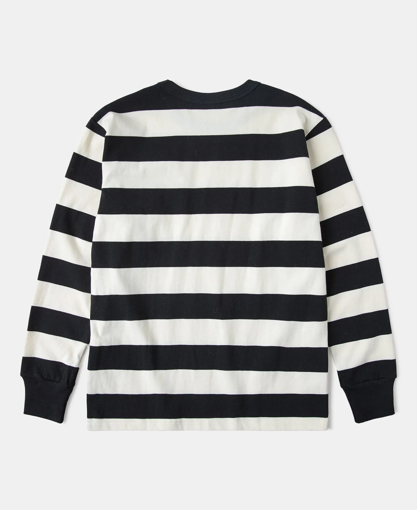 9 oz Wide Striped Long Sleeve T-Shirt