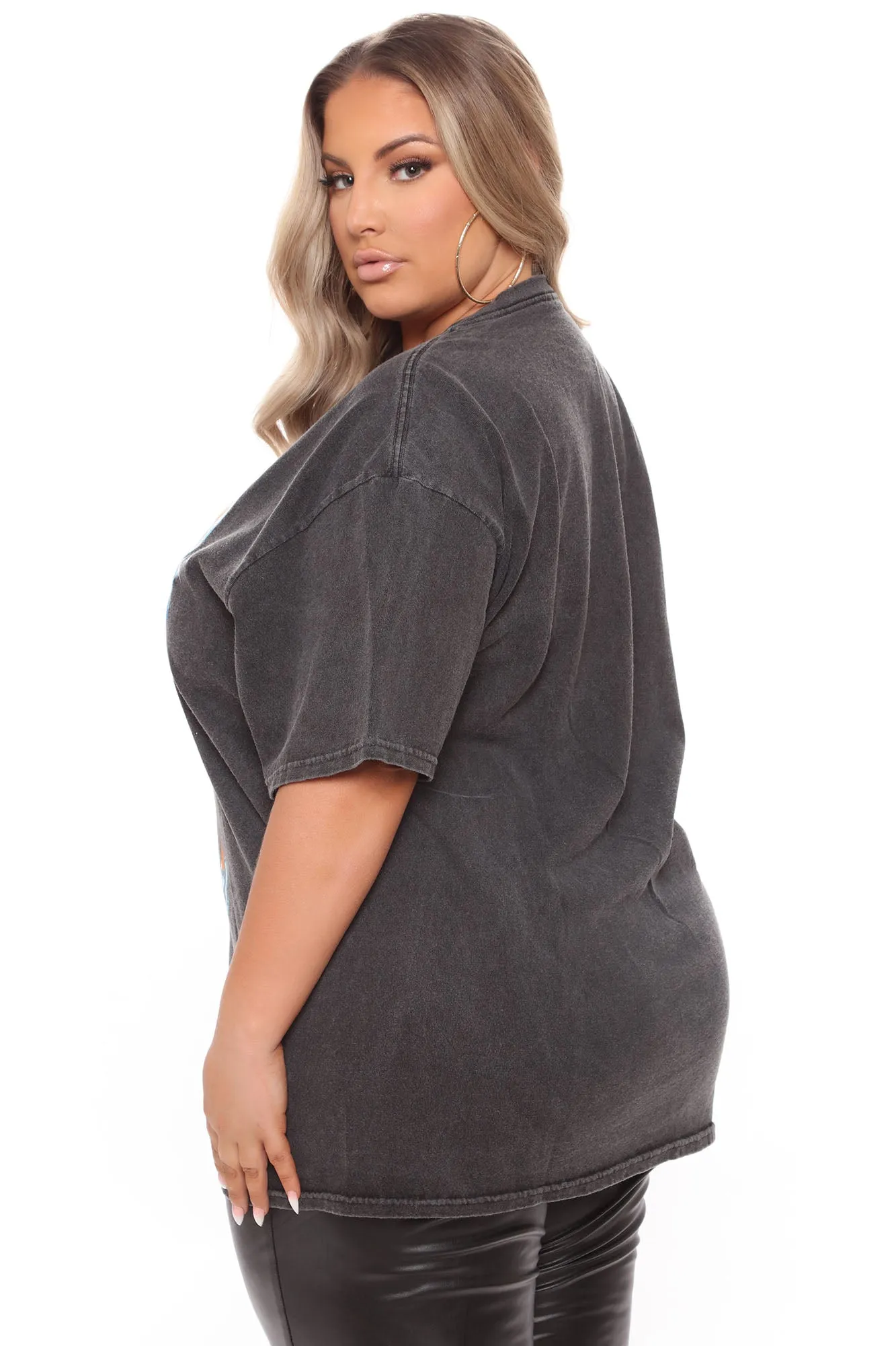 Aaliyah Shines Bright Top - Charcoal