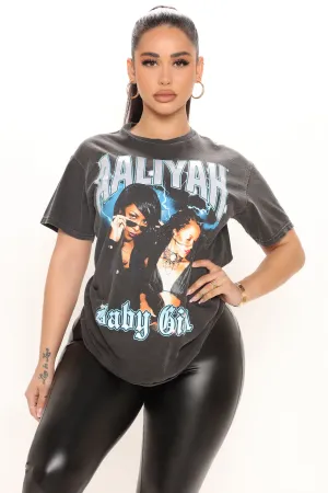 Aaliyah Shines Bright Top - Charcoal