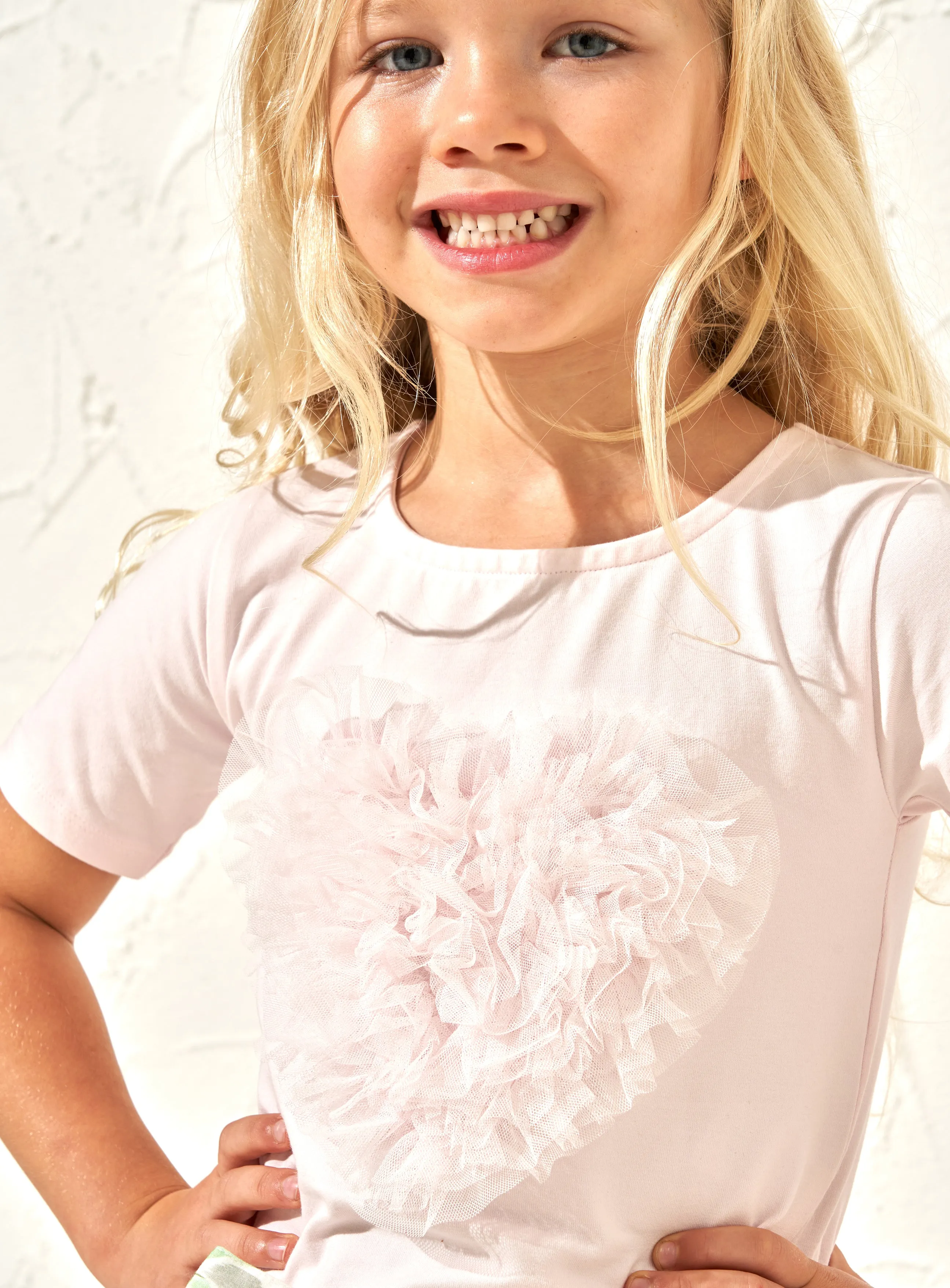 Agata Pink Heart Tee