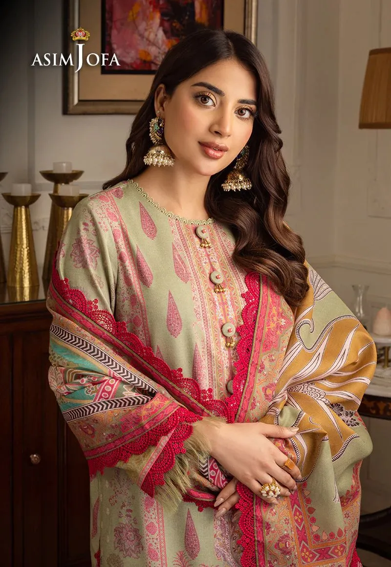 ASIM JOFA AIRA WINTER SHAWL COLLECTION 08