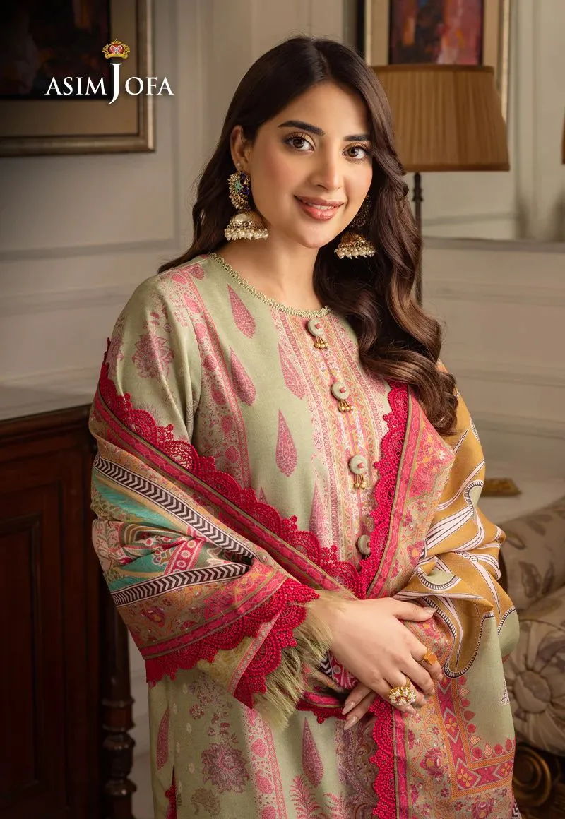 ASIM JOFA AIRA WINTER SHAWL COLLECTION 08