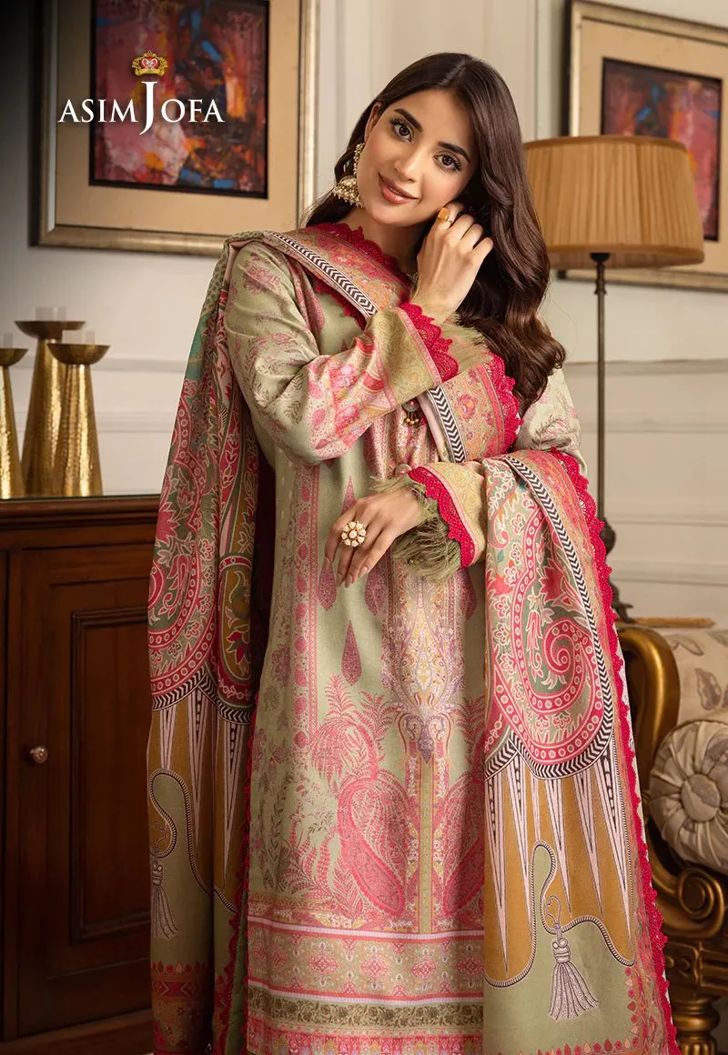 ASIM JOFA AIRA WINTER SHAWL COLLECTION 08