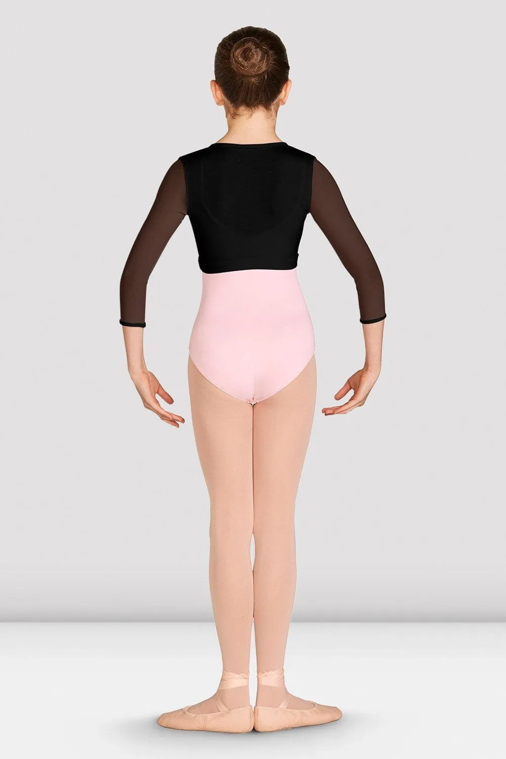 Bloch CZ5536 Child 3/4 Sleeve Wrap Top