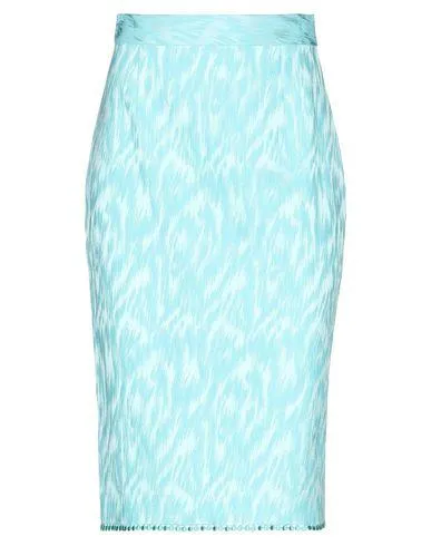 Blumarine Women Knee length skirt Sky blue S INT