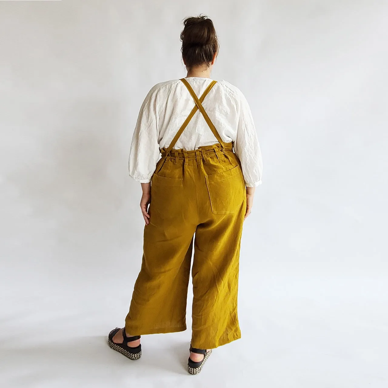 Burnside Bibs Overalls Sewing Pattern | Plus Size 18-34 by Sew House Seven