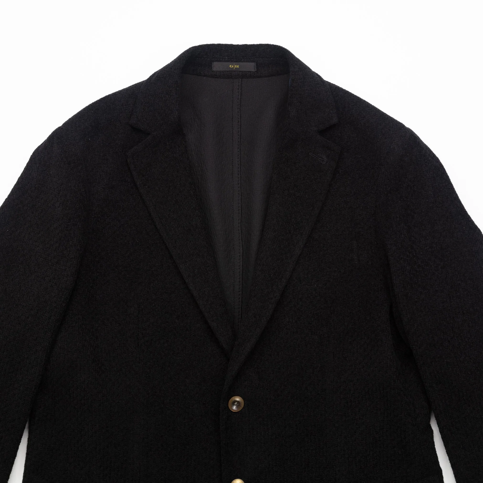 Chenille Stitch Blazer in Black