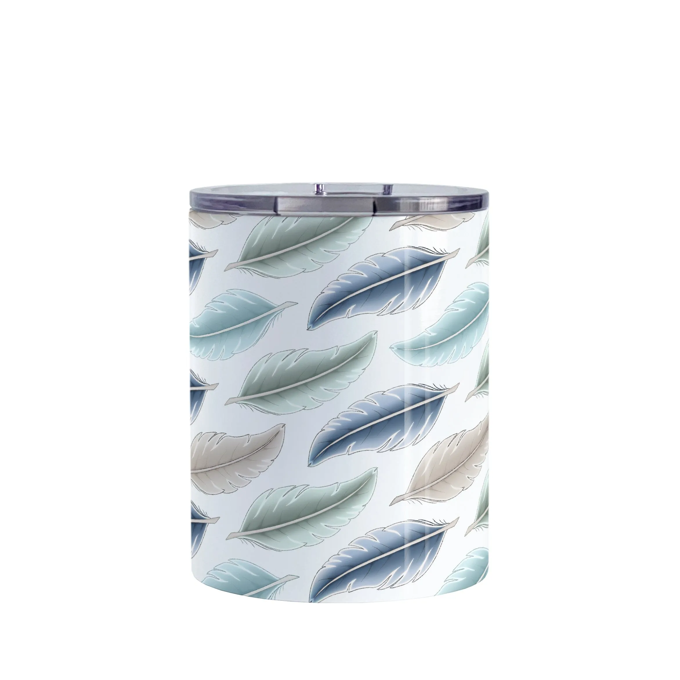 Coastal Feathers Tumbler Cup