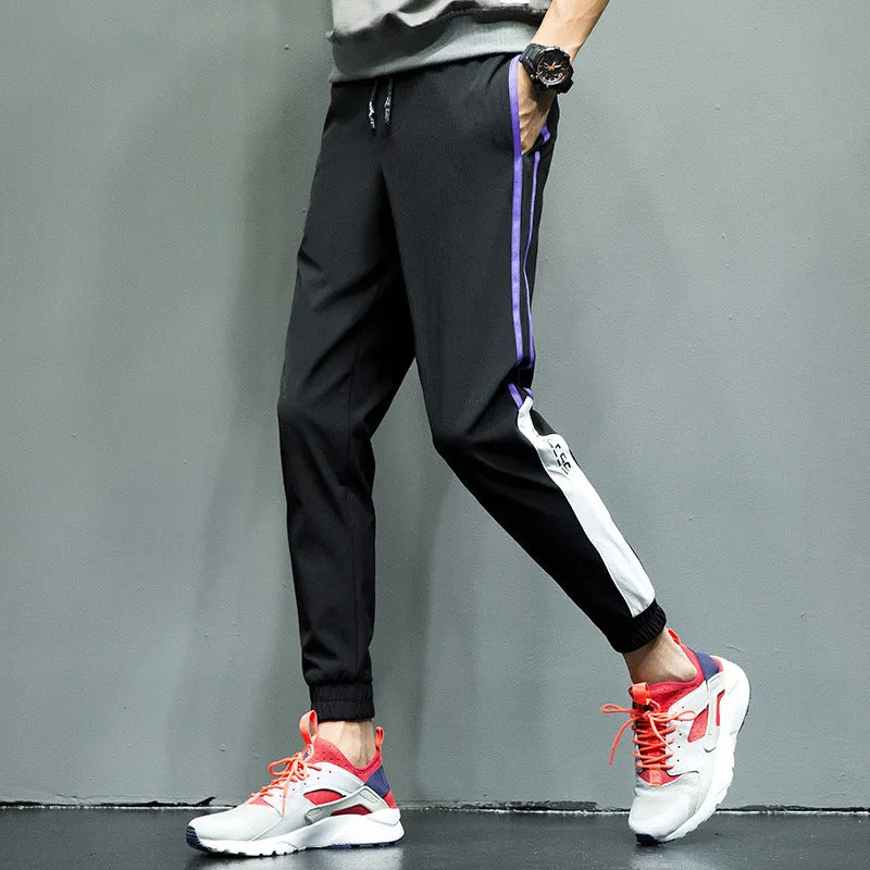 Combo Style Side Stripe Men Sweat Pants