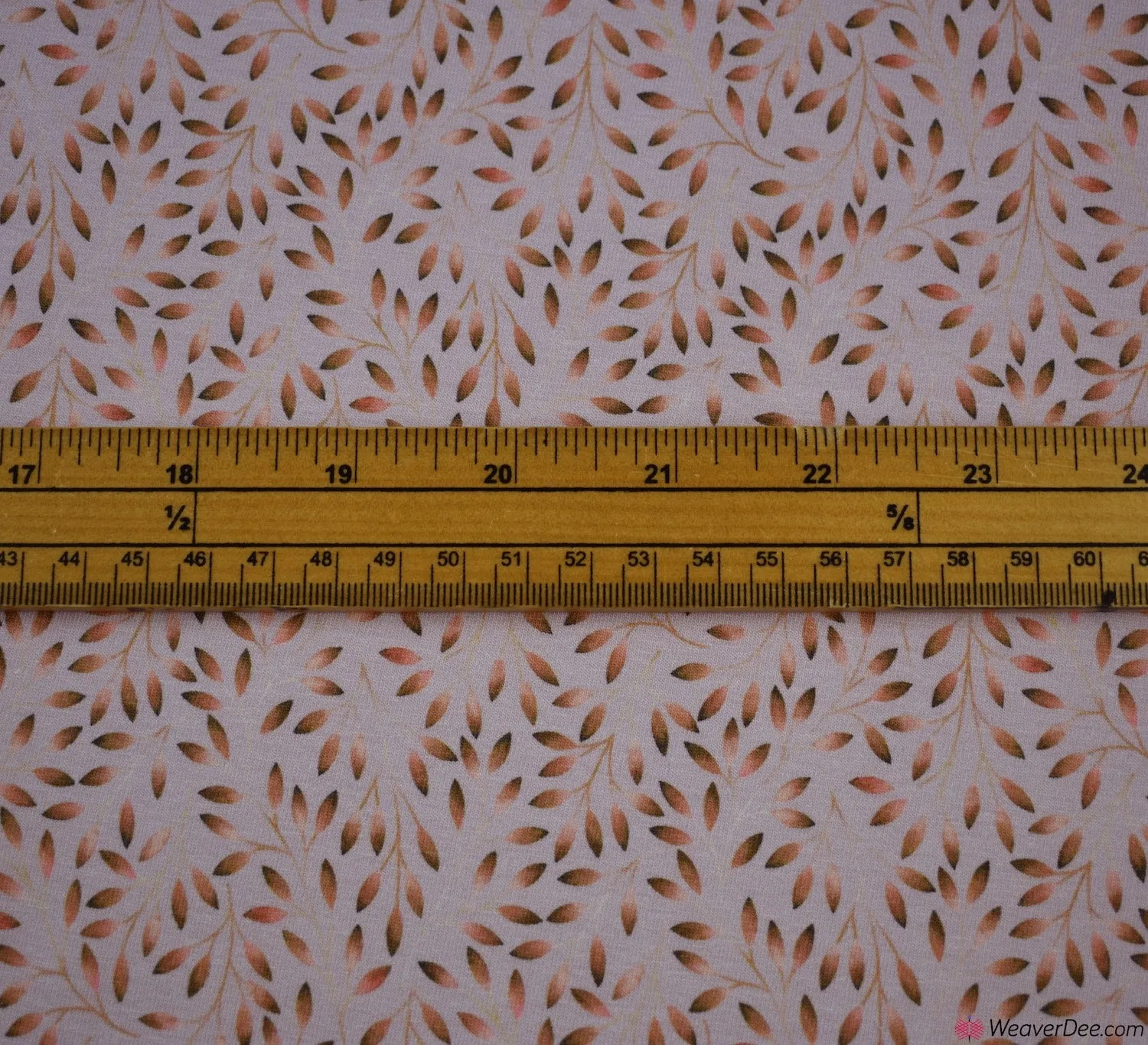 Cotton Jersey Fabric - Watercolour Leaves