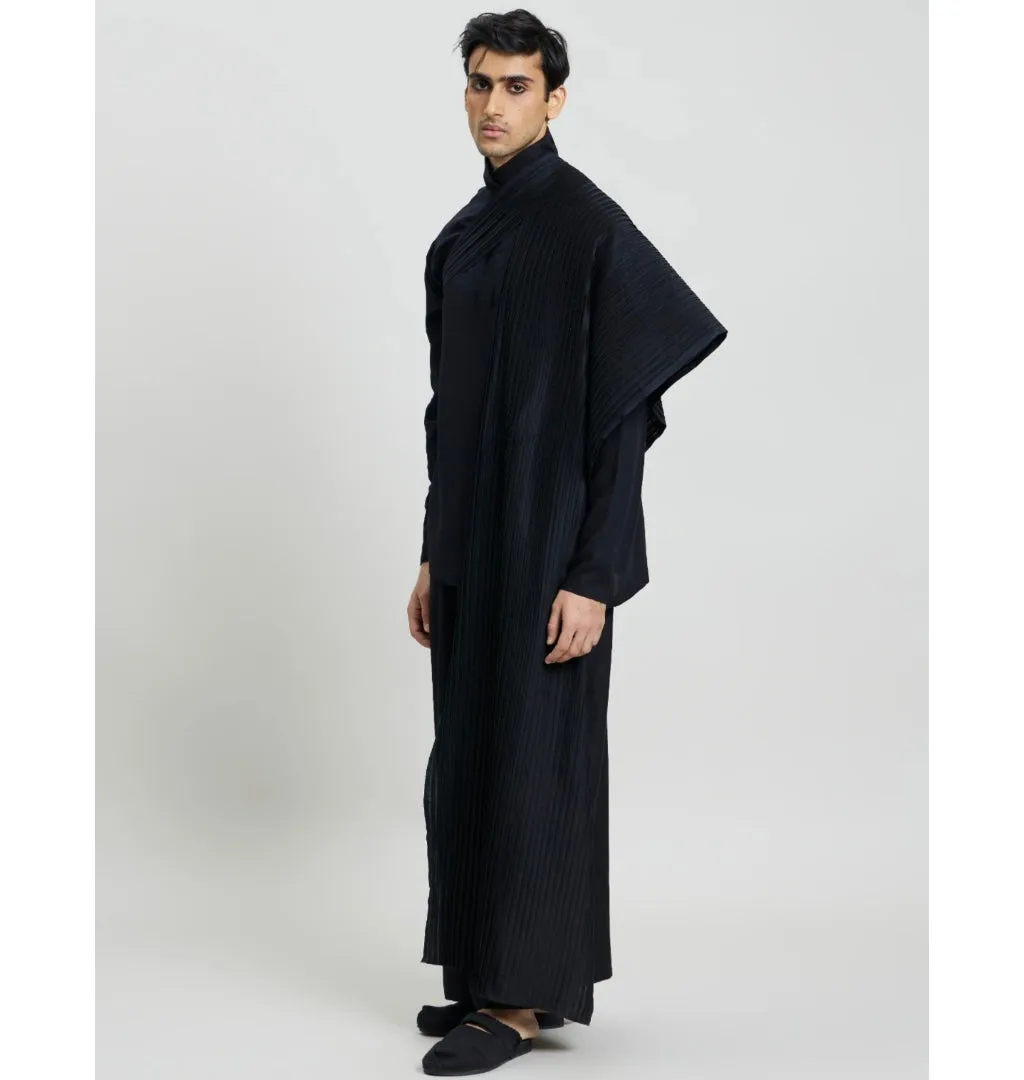 Cross Shawl Trouser Set