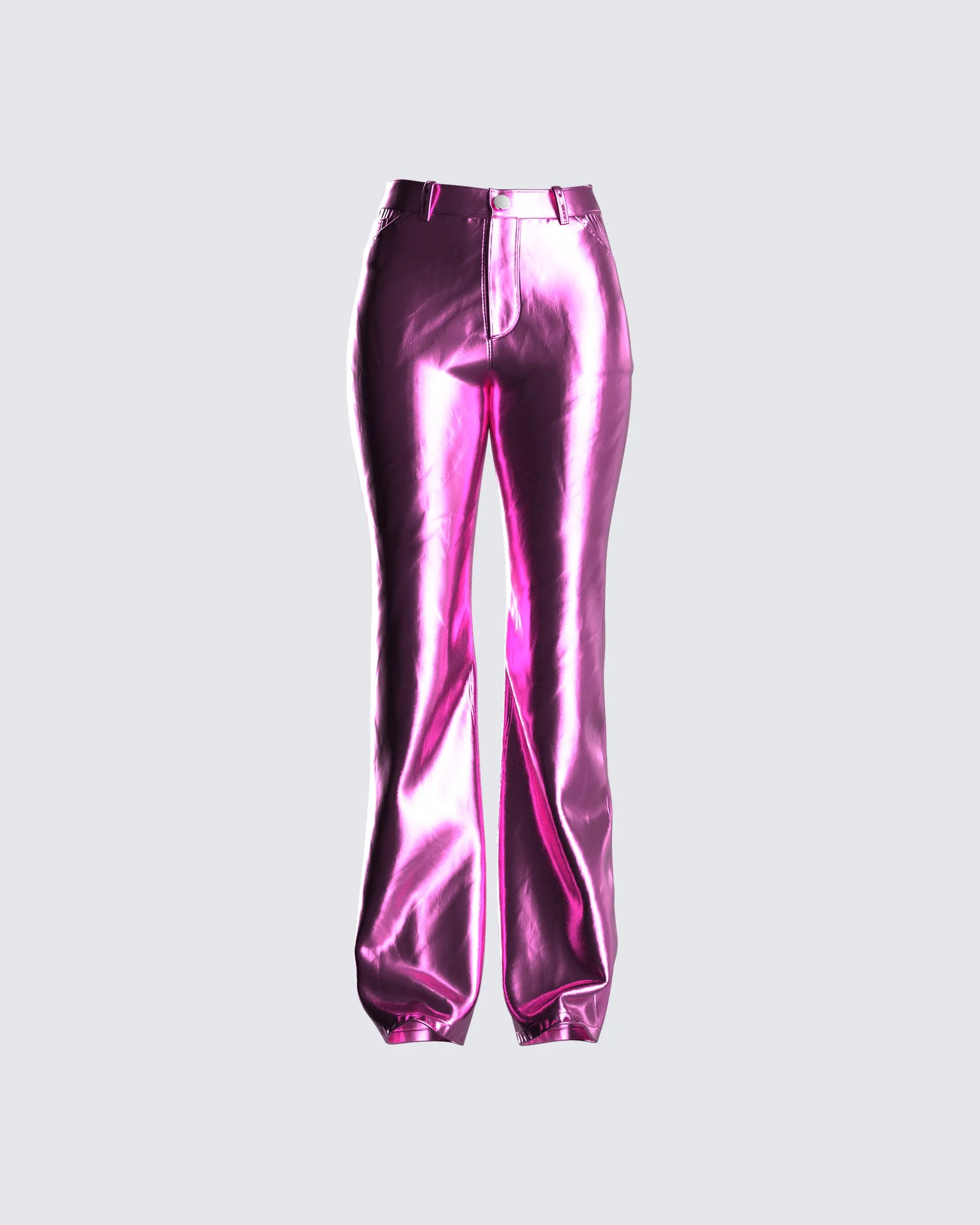 Danya Lavender Vegan Leather Pant