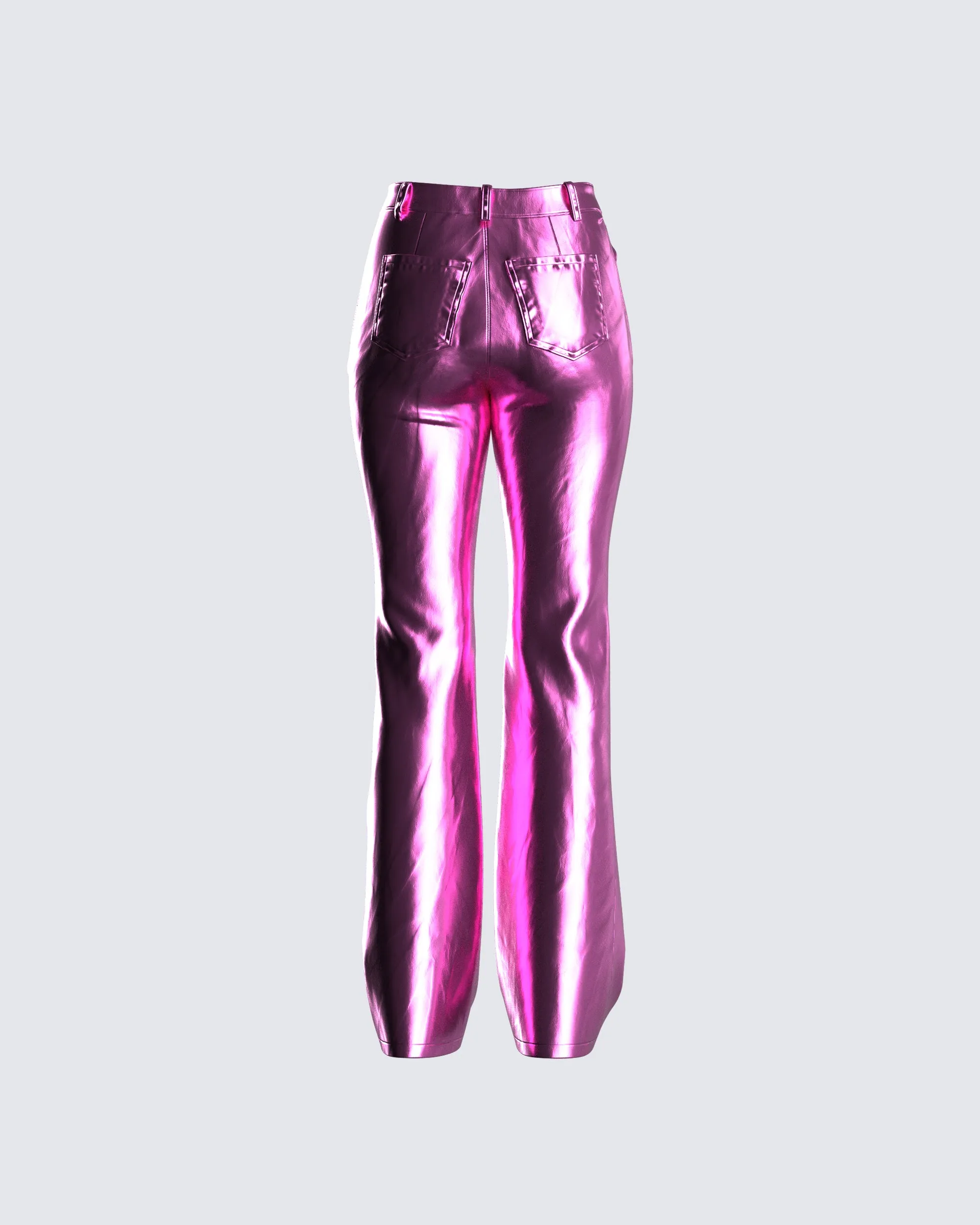 Danya Lavender Vegan Leather Pant