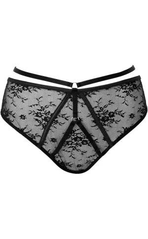 Deadly Attraction Panty | Black [Plus-Size]