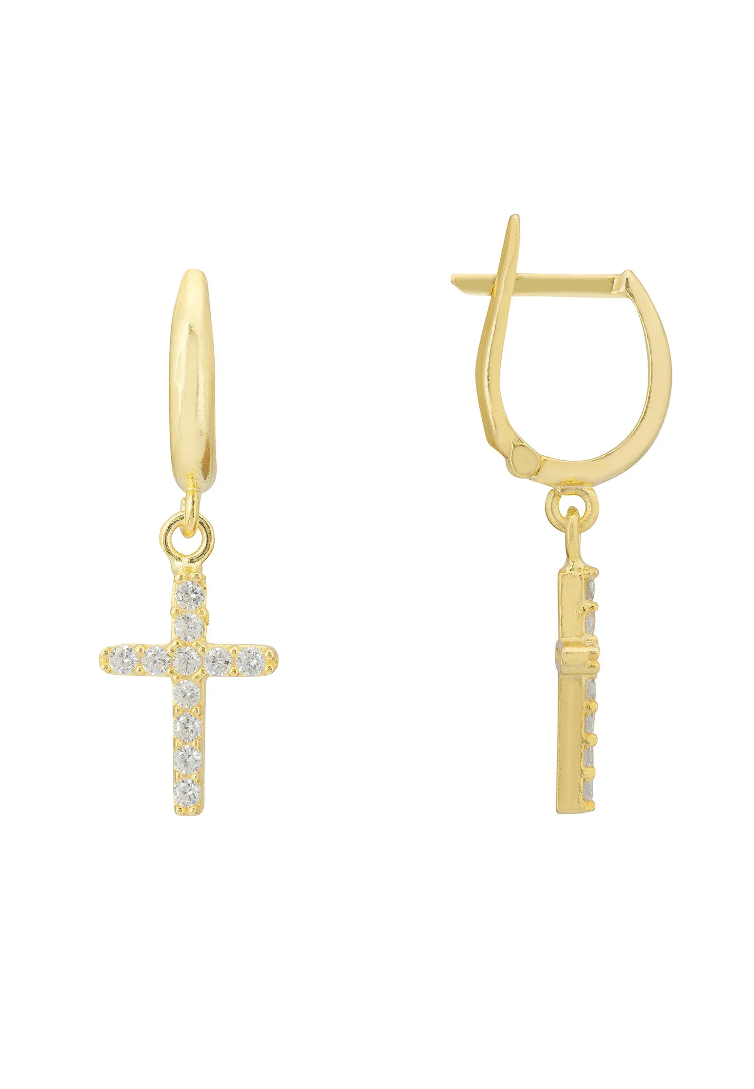 Divine Fashion Drop Earrings Gold