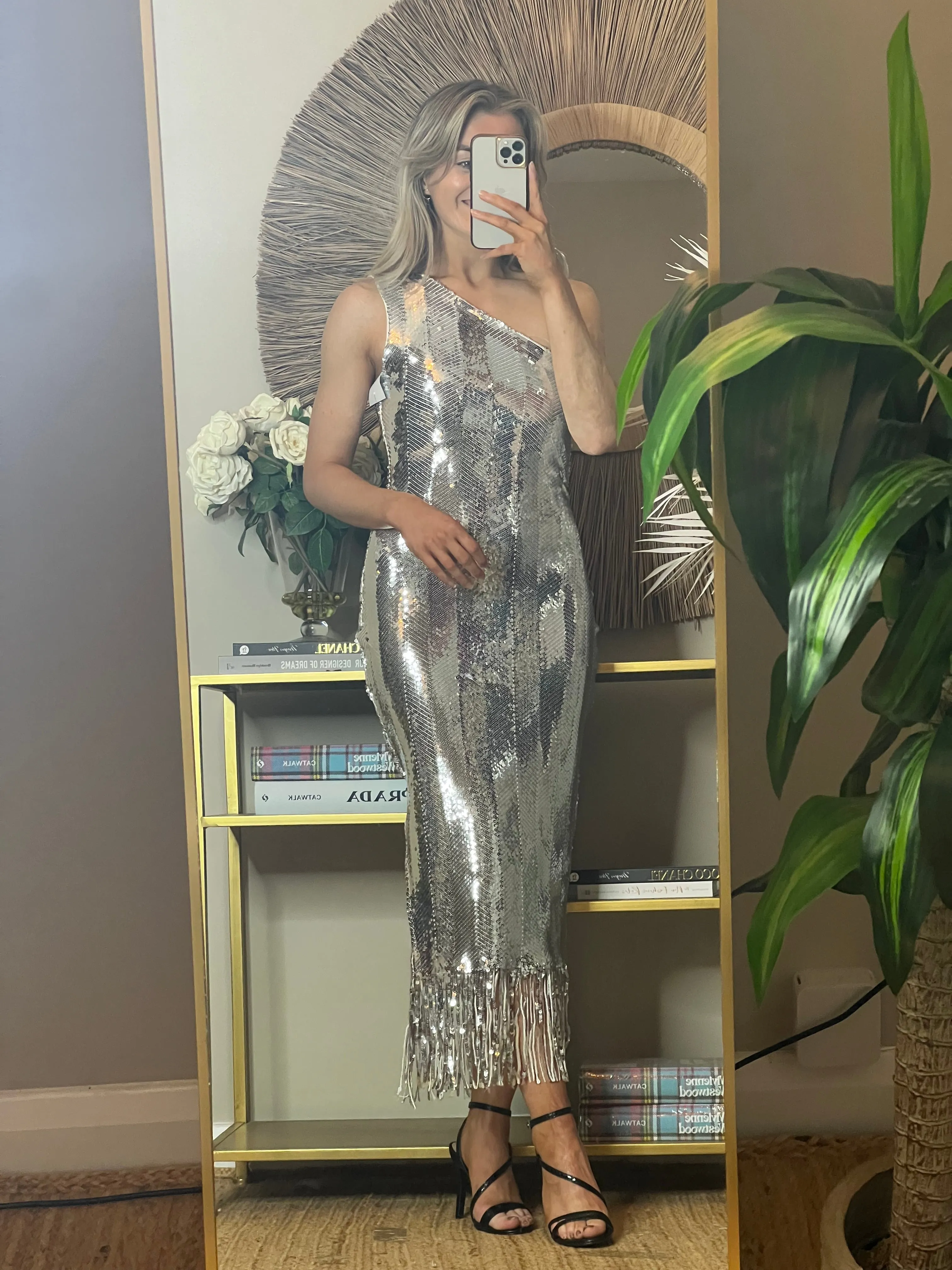 Gatsby Midaxi Dress - Silver