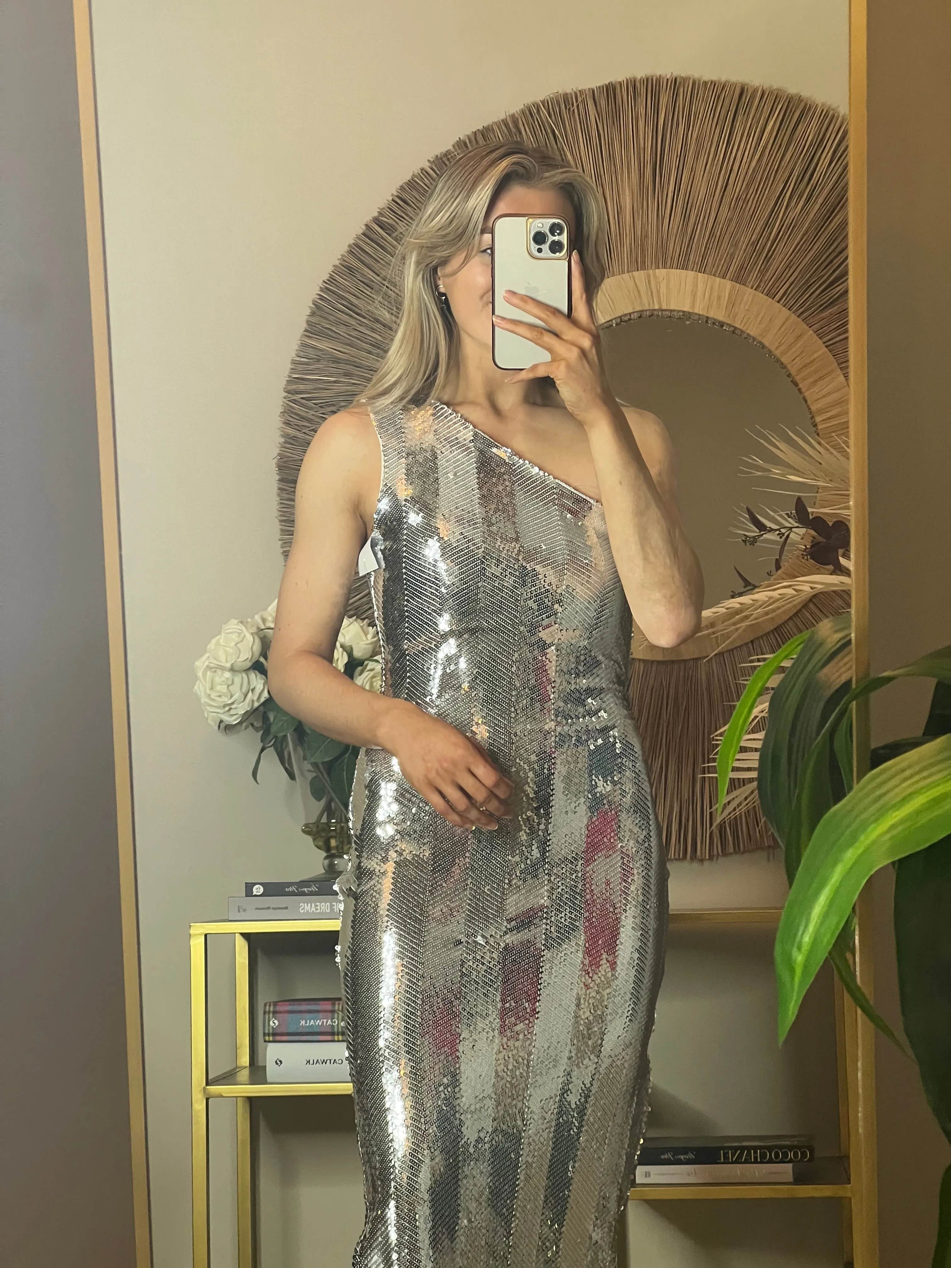 Gatsby Midaxi Dress - Silver