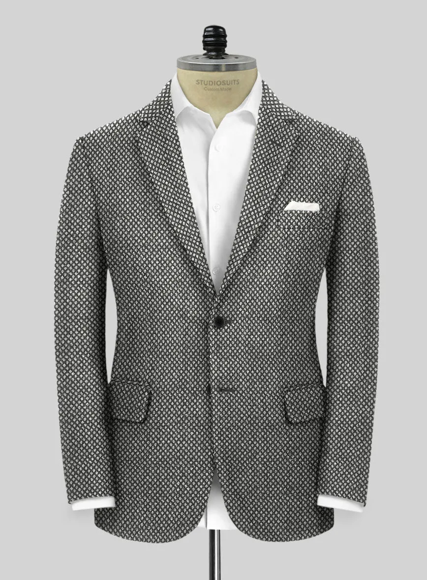 Highlander Heavy Honeycomb Gray Tweed Jacket