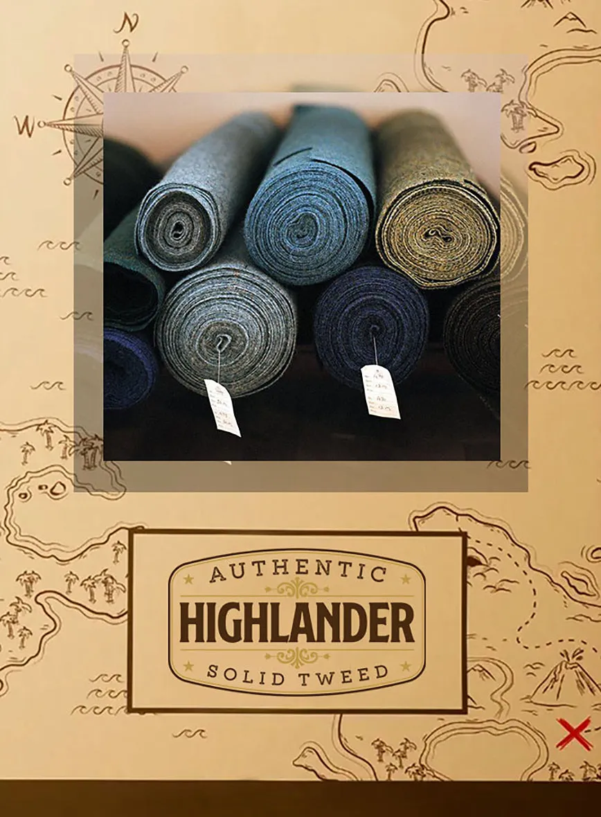 Highlander Heavy Honeycomb Gray Tweed Jacket