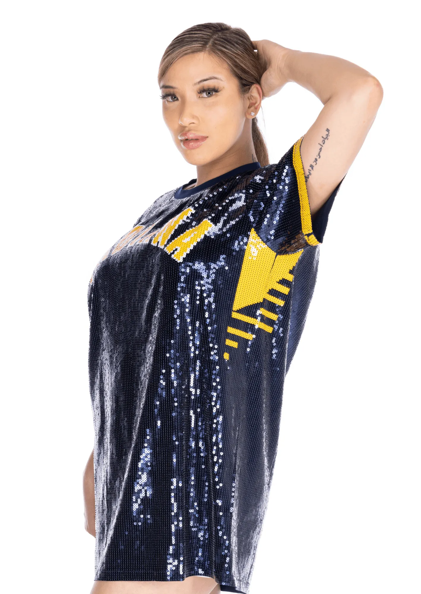 Indiana Basketball Sequin Dress