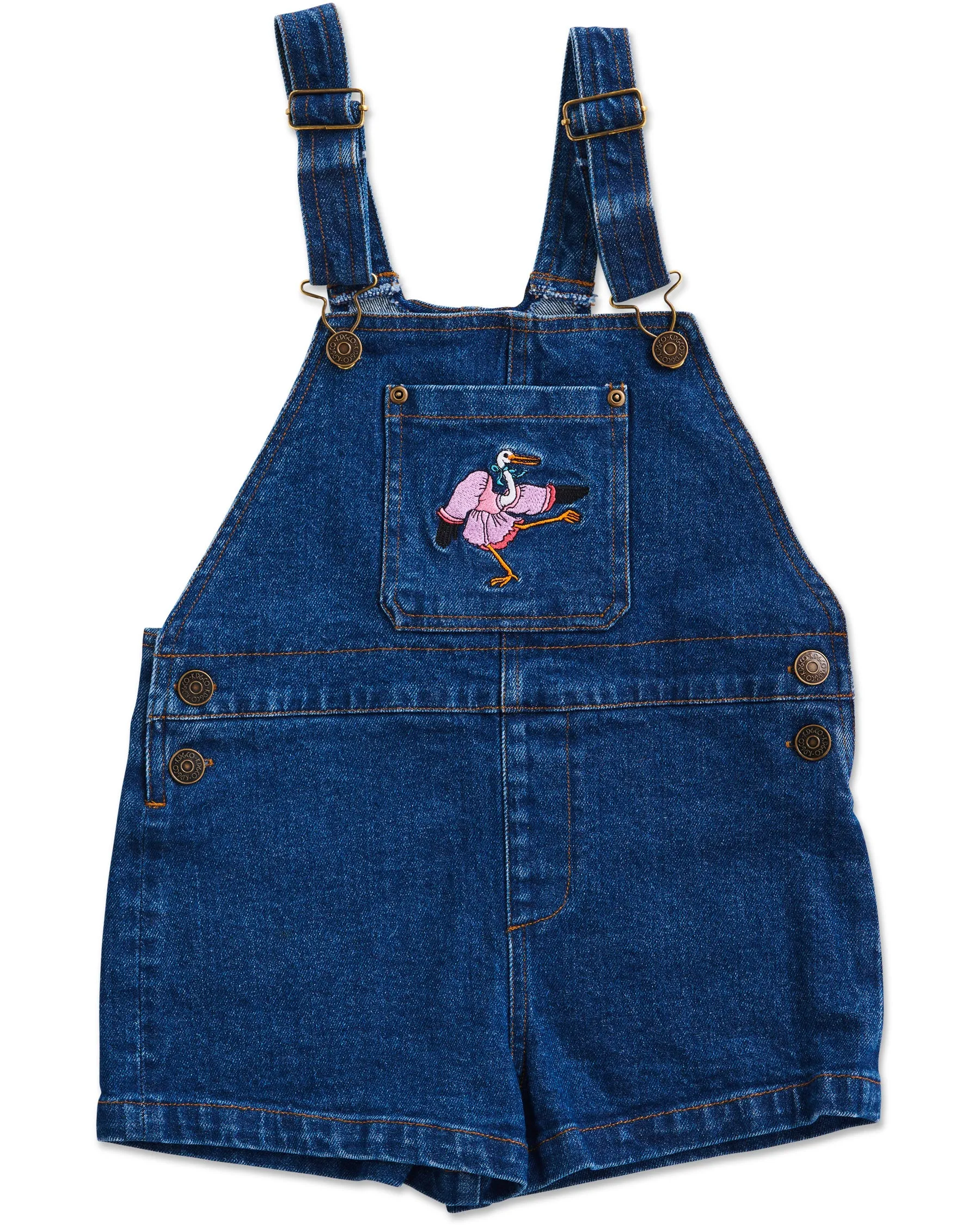 Kip & Co x May Gibbs Pocket Pals Denim Overalls