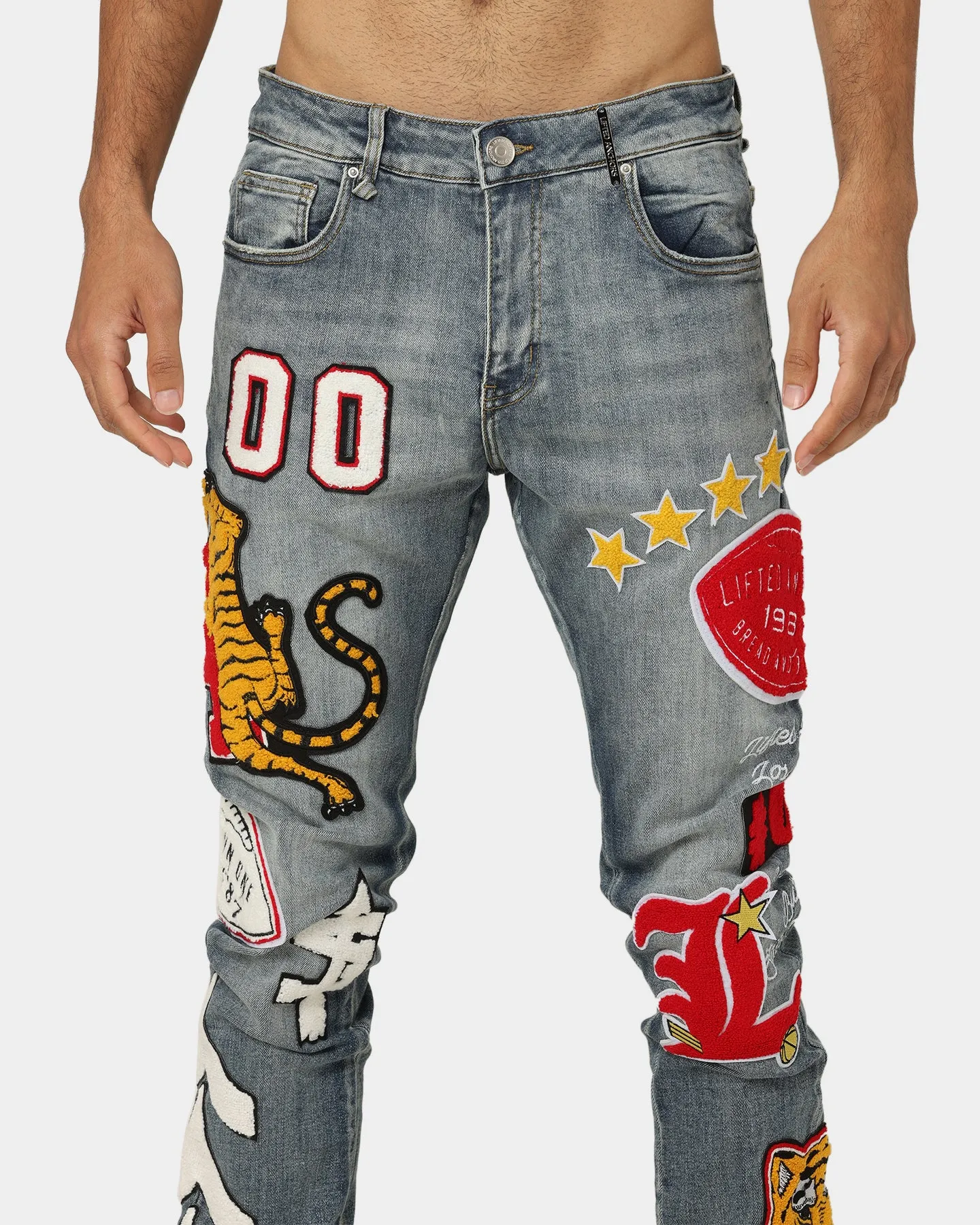 Lifted Anchors "Scholar" Denim Pants Blue