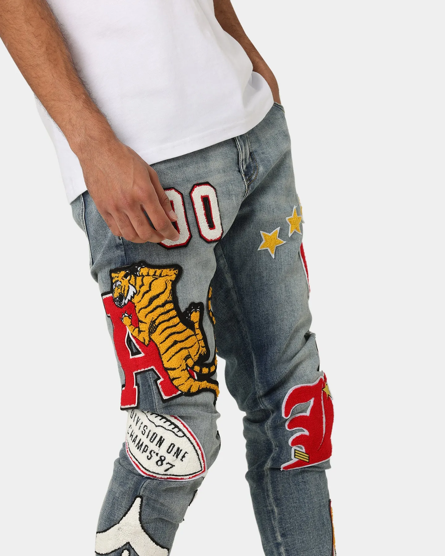 Lifted Anchors "Scholar" Denim Pants Blue