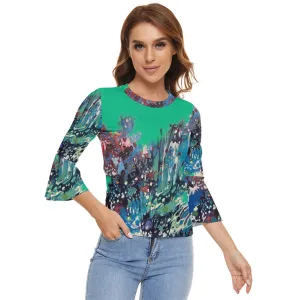 Lluvia de Mayo Bell Sleeve Top
