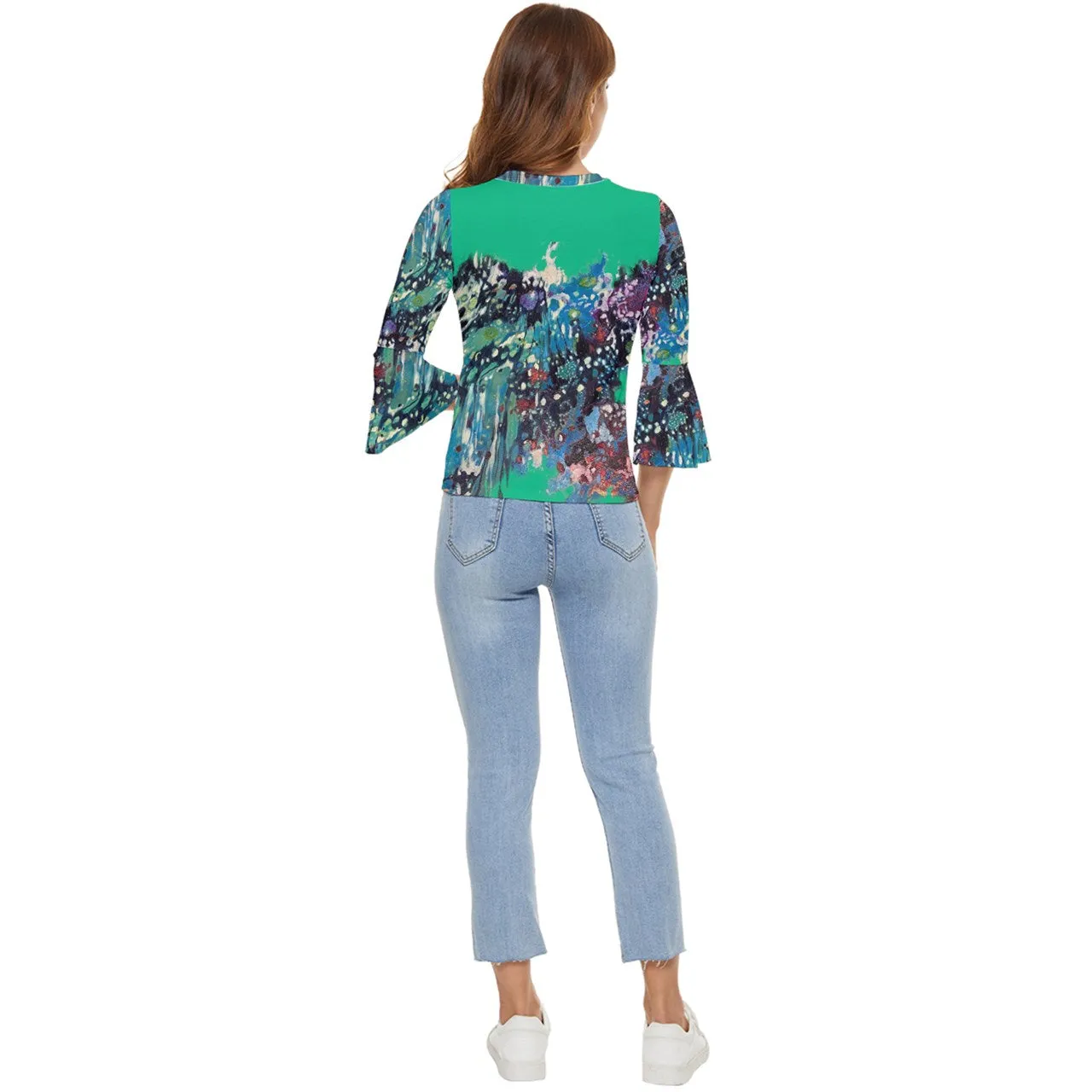 Lluvia de Mayo Bell Sleeve Top