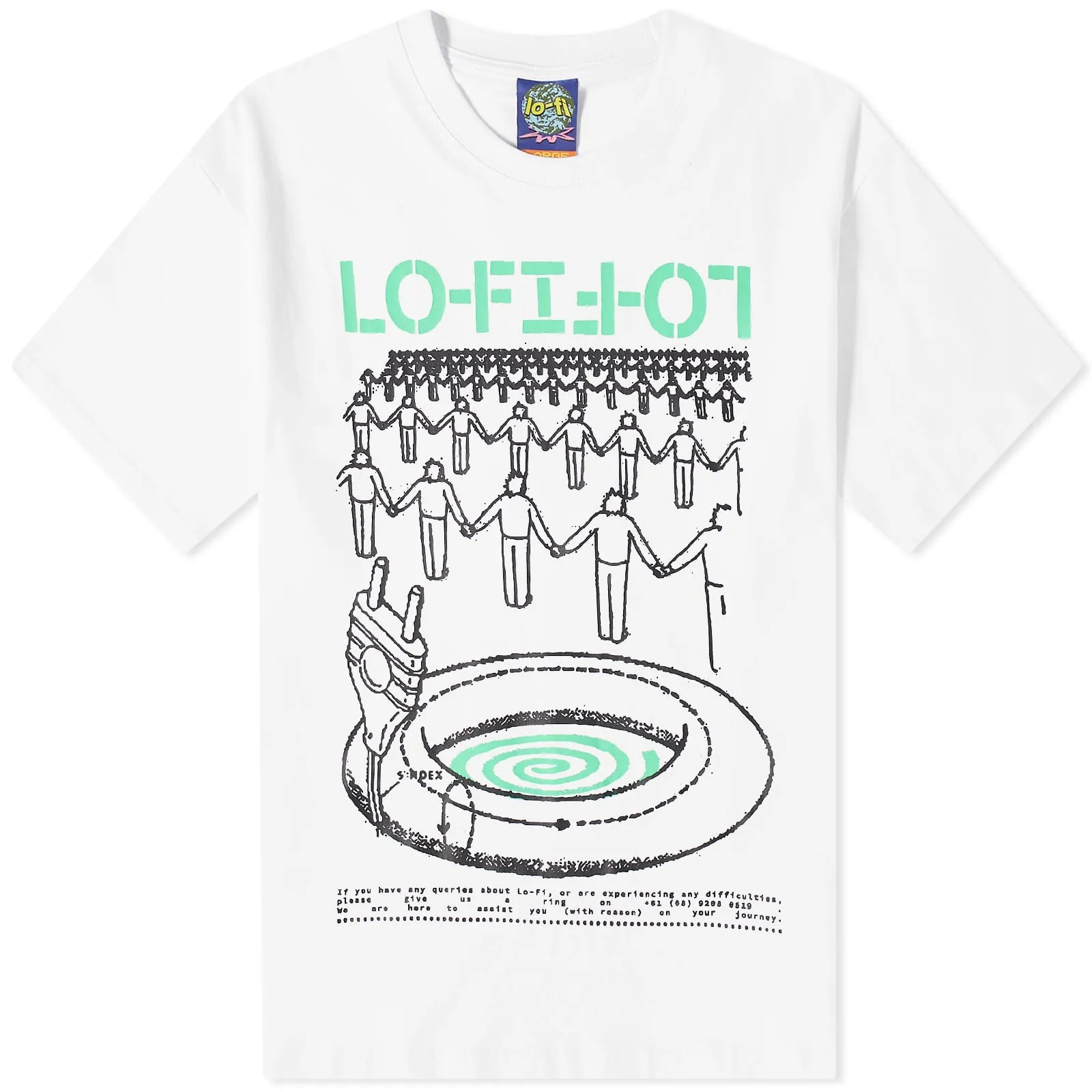 Lo-Fi Leader T-shirt, white