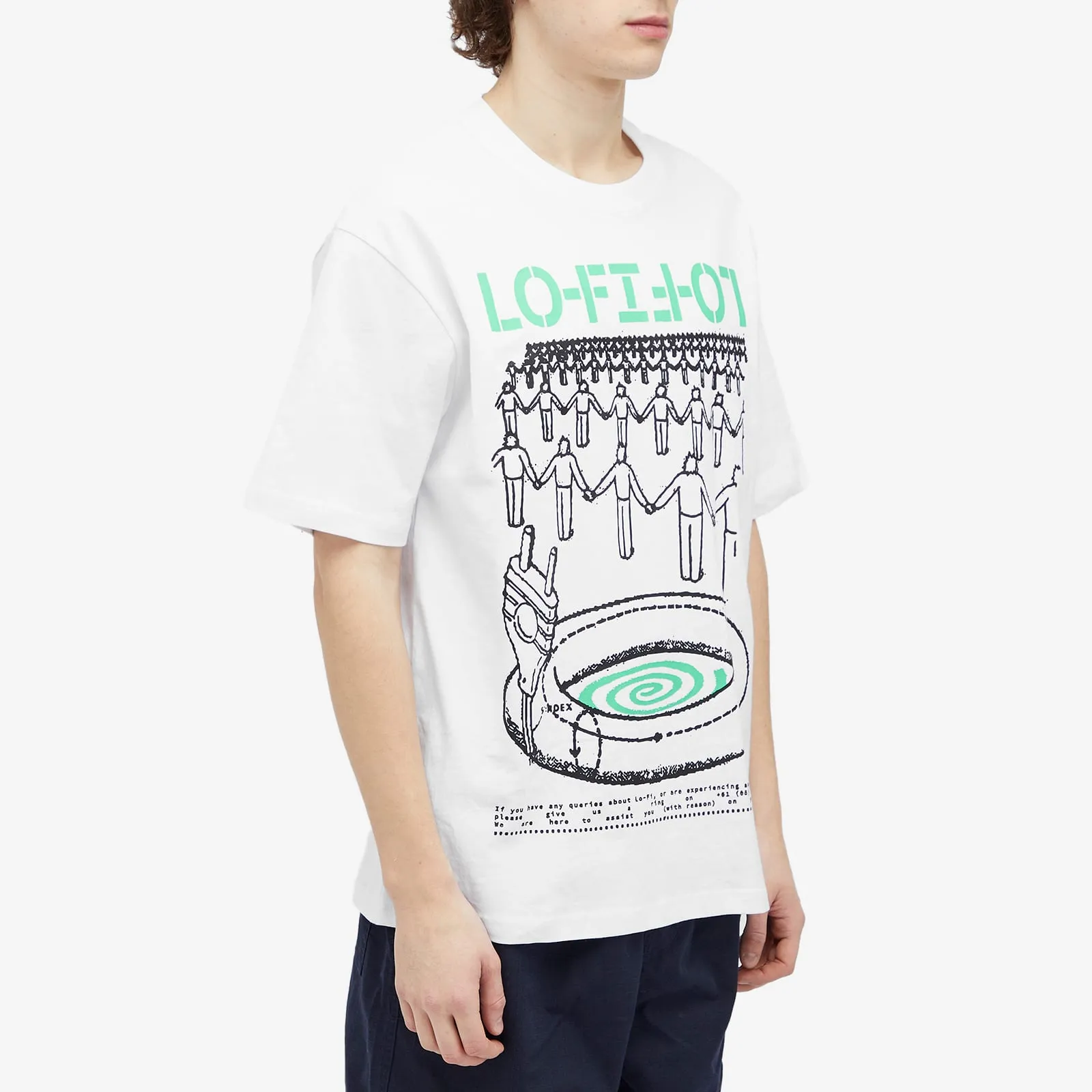 Lo-Fi Leader T-shirt, white