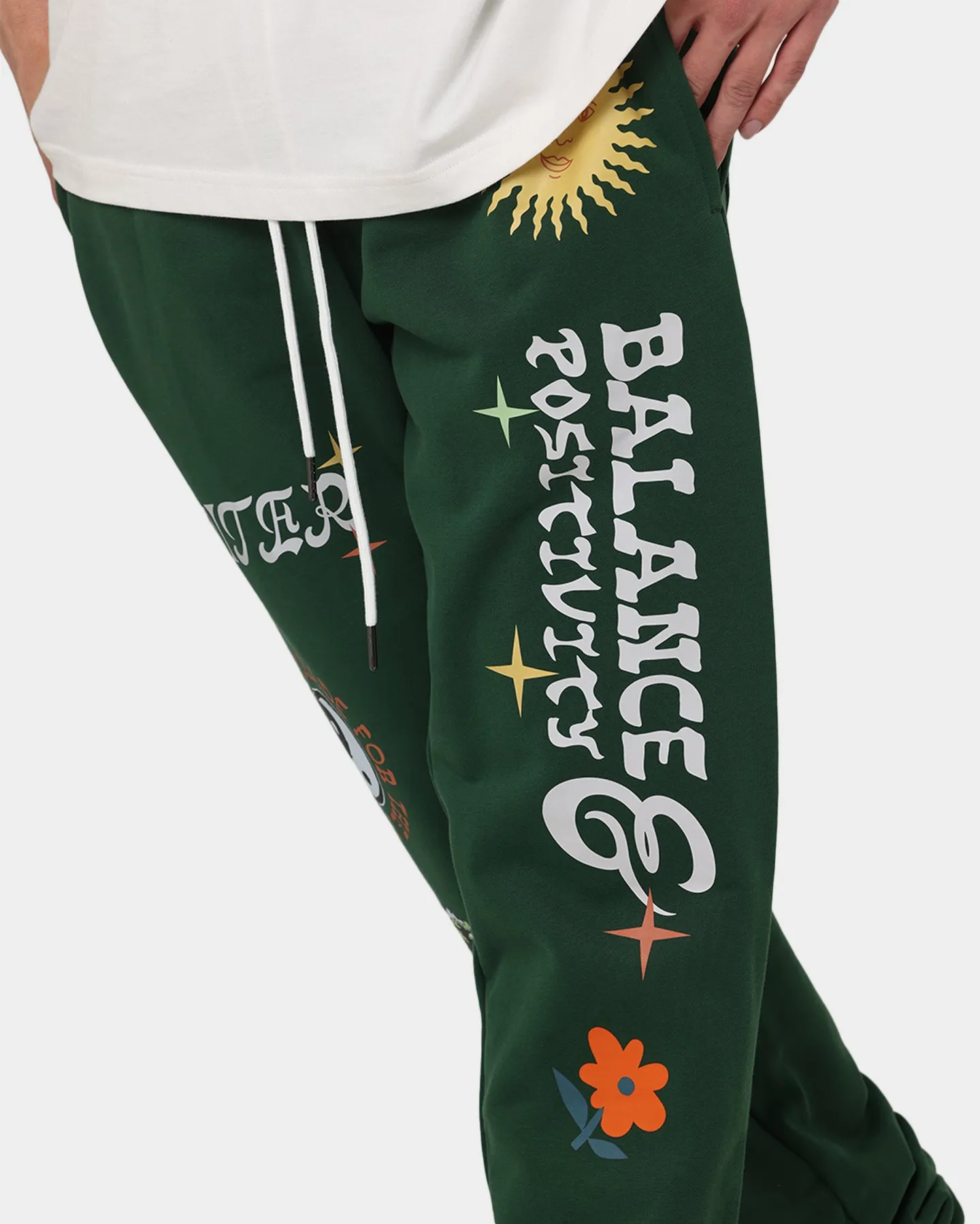 Loiter Peace Walker Trackpants Green