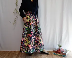 <RS20S17A90> CRAZY WOVEN Skirt  -Length 90cm