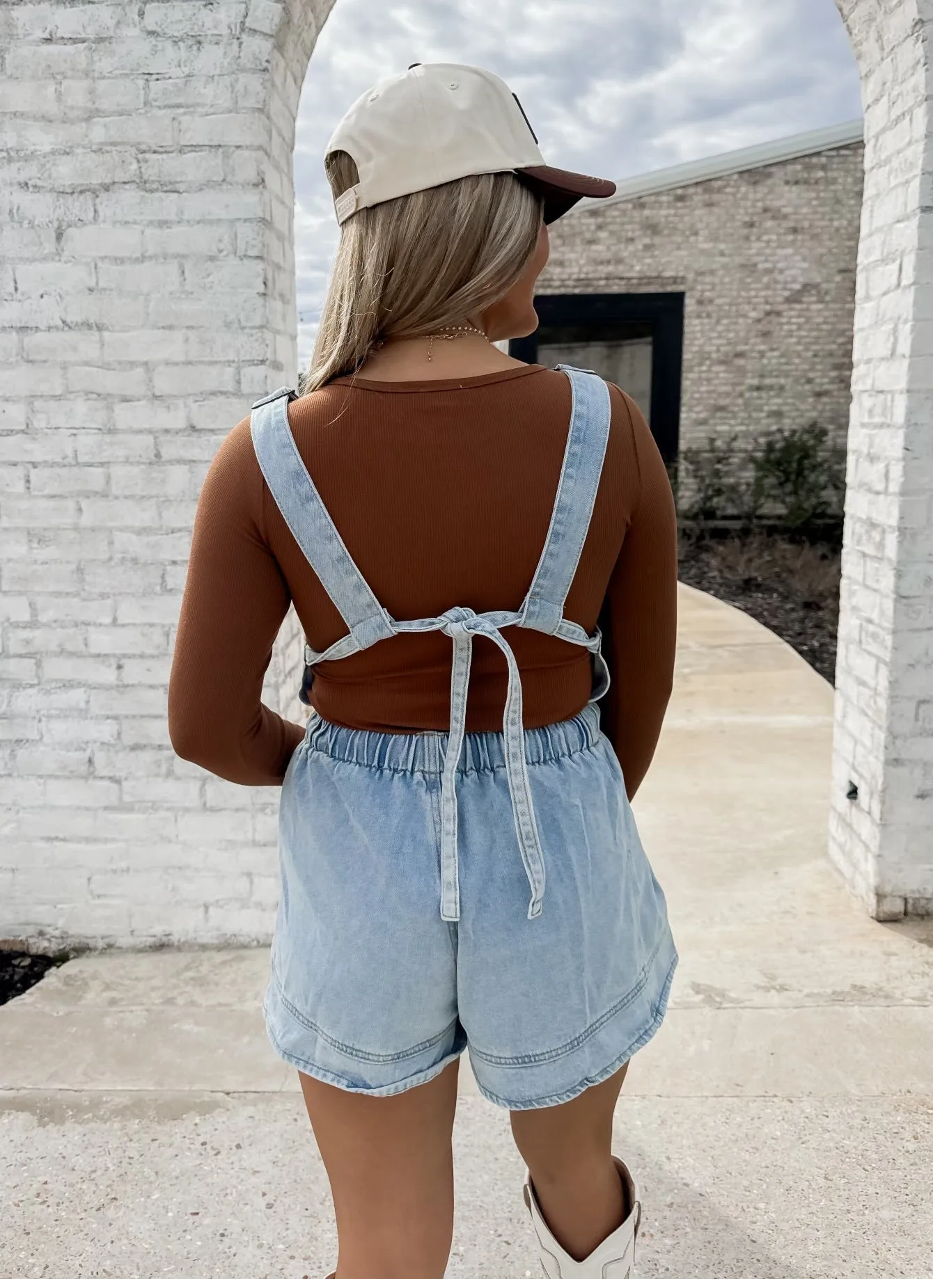 Lunch Date Denim Overalls