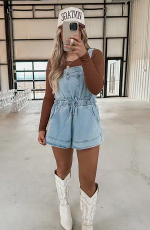 Lunch Date Denim Overalls