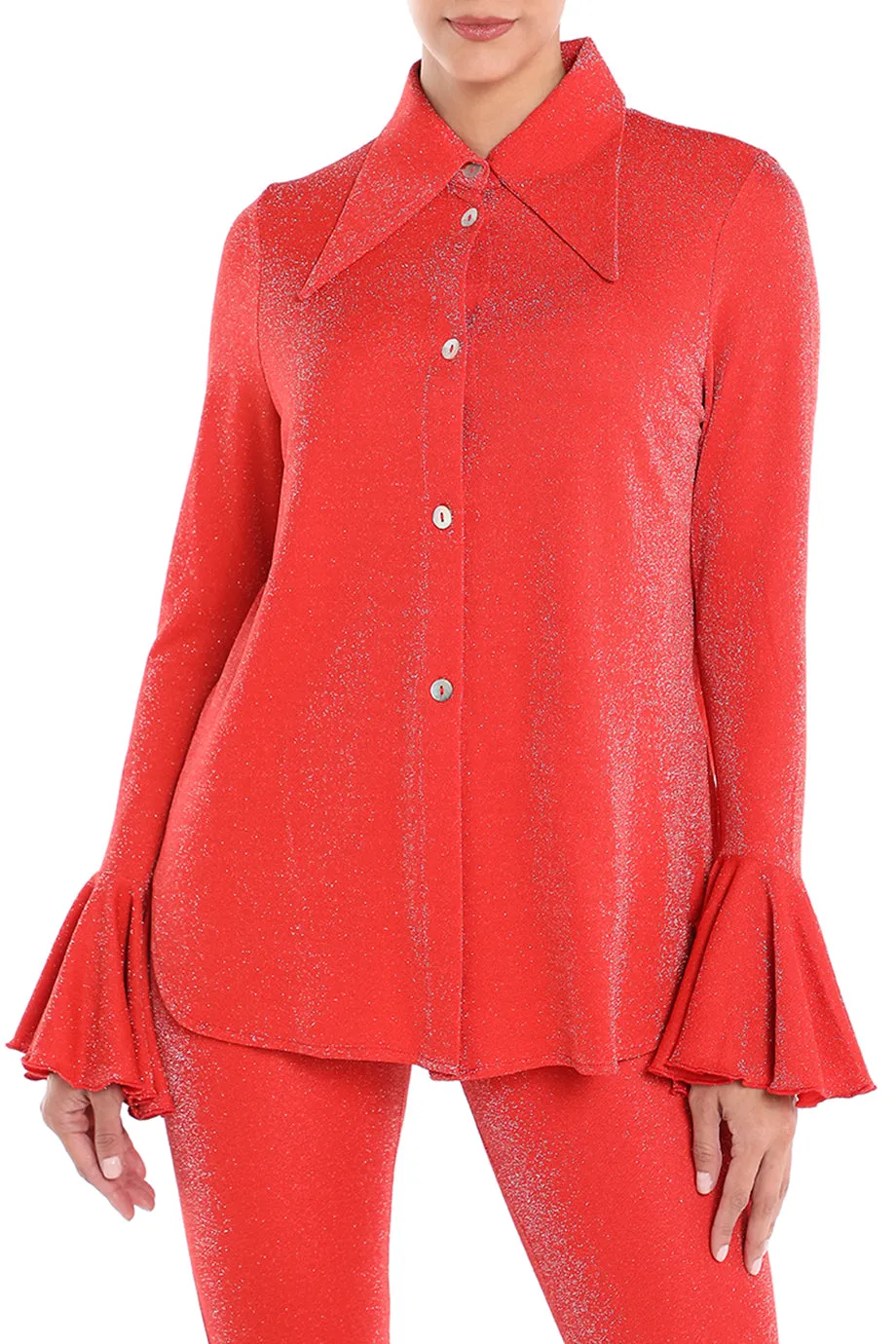 Lurex Suit With Pants