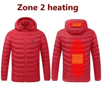 Men 9 Areas Heated Jacket