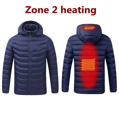 Men 9 Areas Heated Jacket