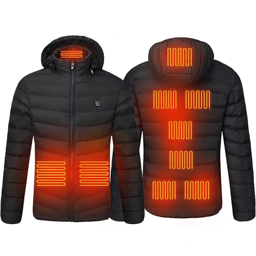 Men 9 Areas Heated Jacket