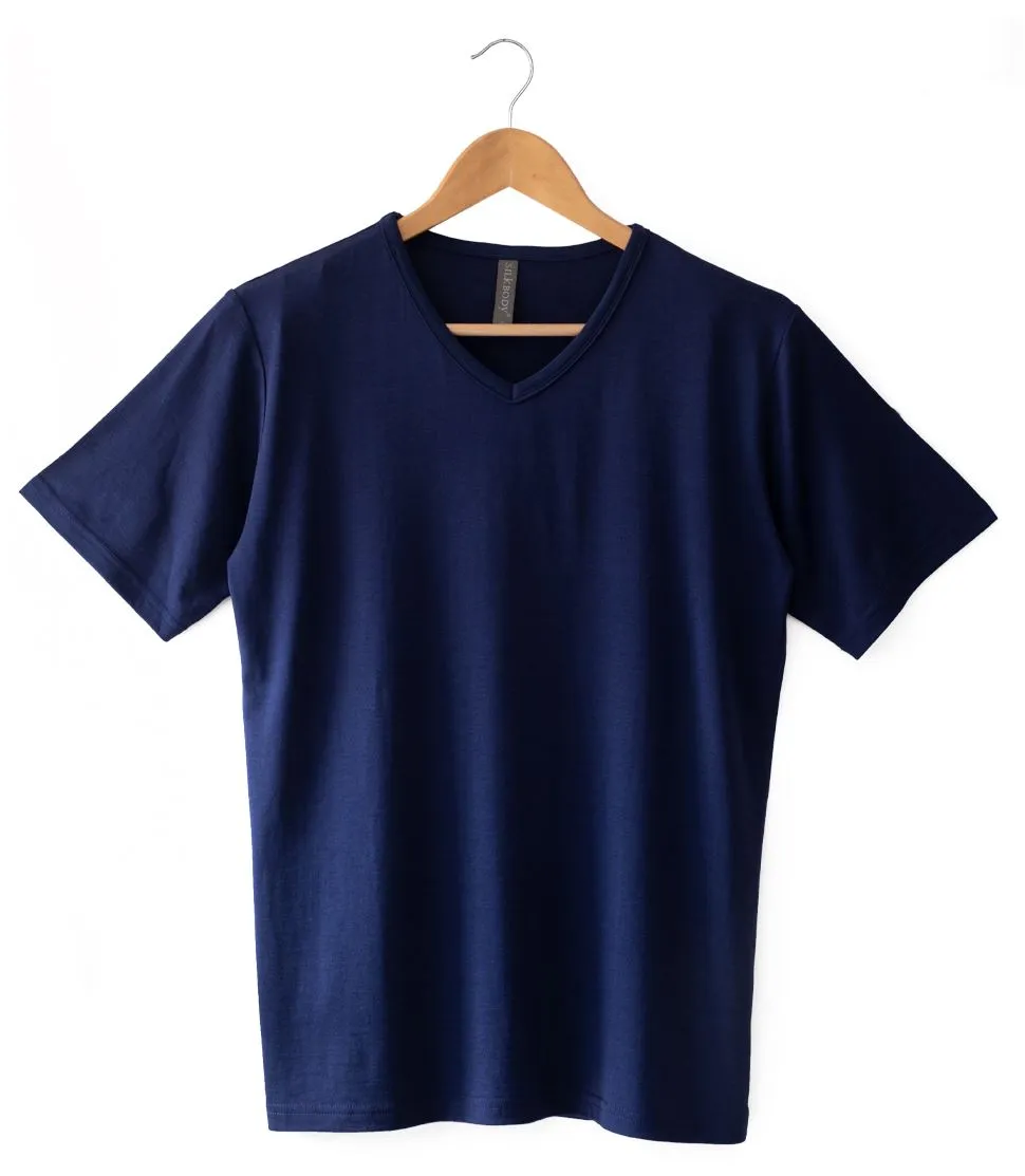 Men's Silkspun Short Sleeve V Neck