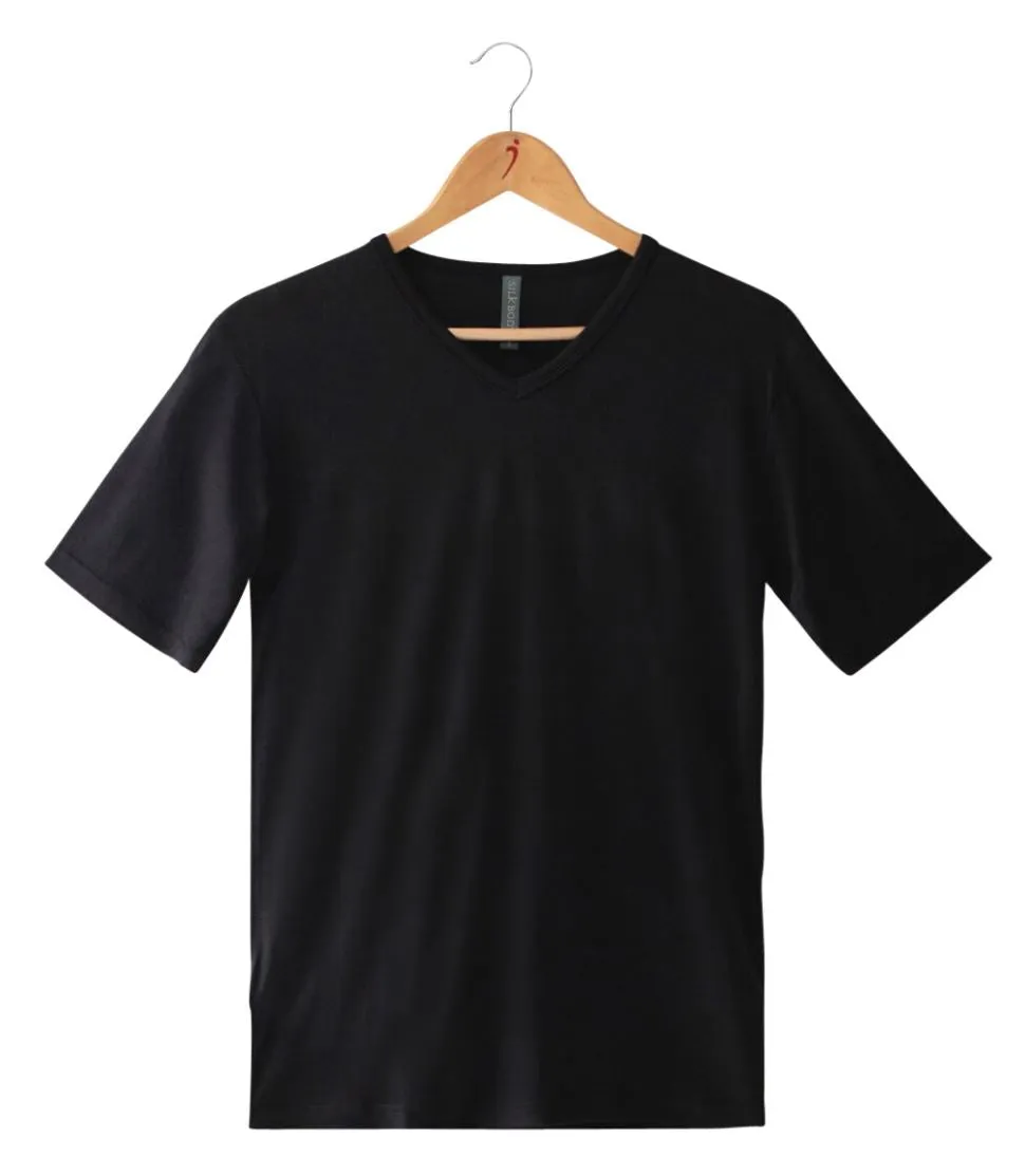 Men's Silkspun Short Sleeve V Neck