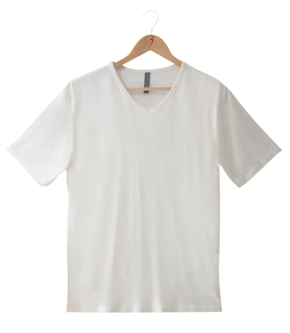 Men's Silkspun Short Sleeve V Neck