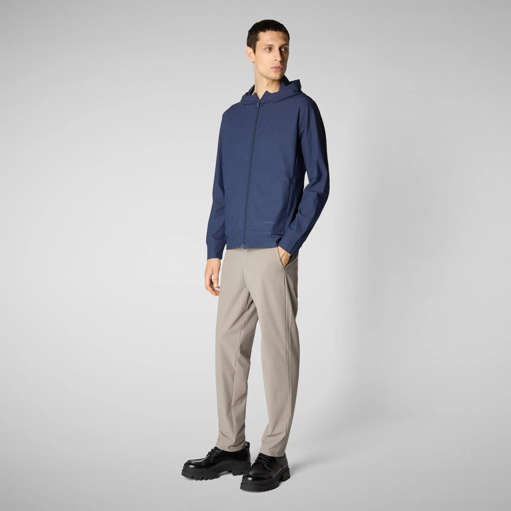 Men's  sweater Luiz in navy blue