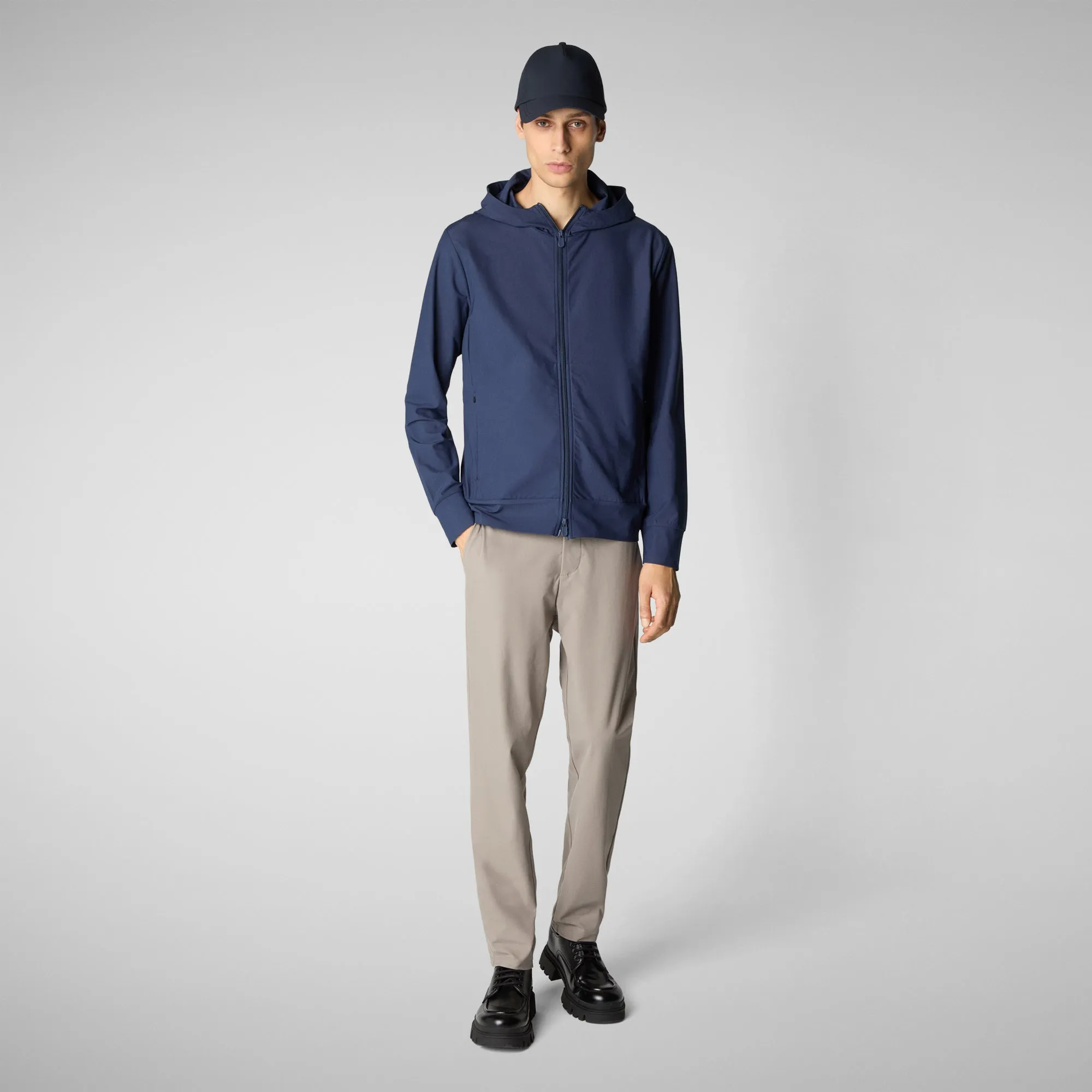 Men's  sweater Luiz in navy blue