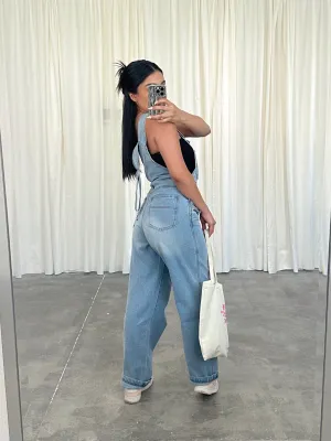 miso overalls (PANTS/LIGHT DENIM)