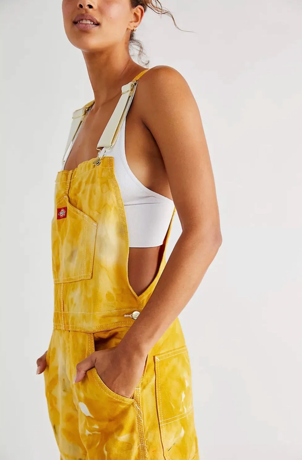 Overalls in Mustard