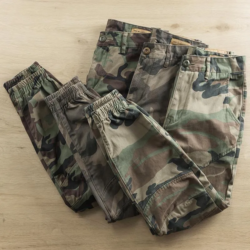 Polyester Camouflage Jogger Pants
