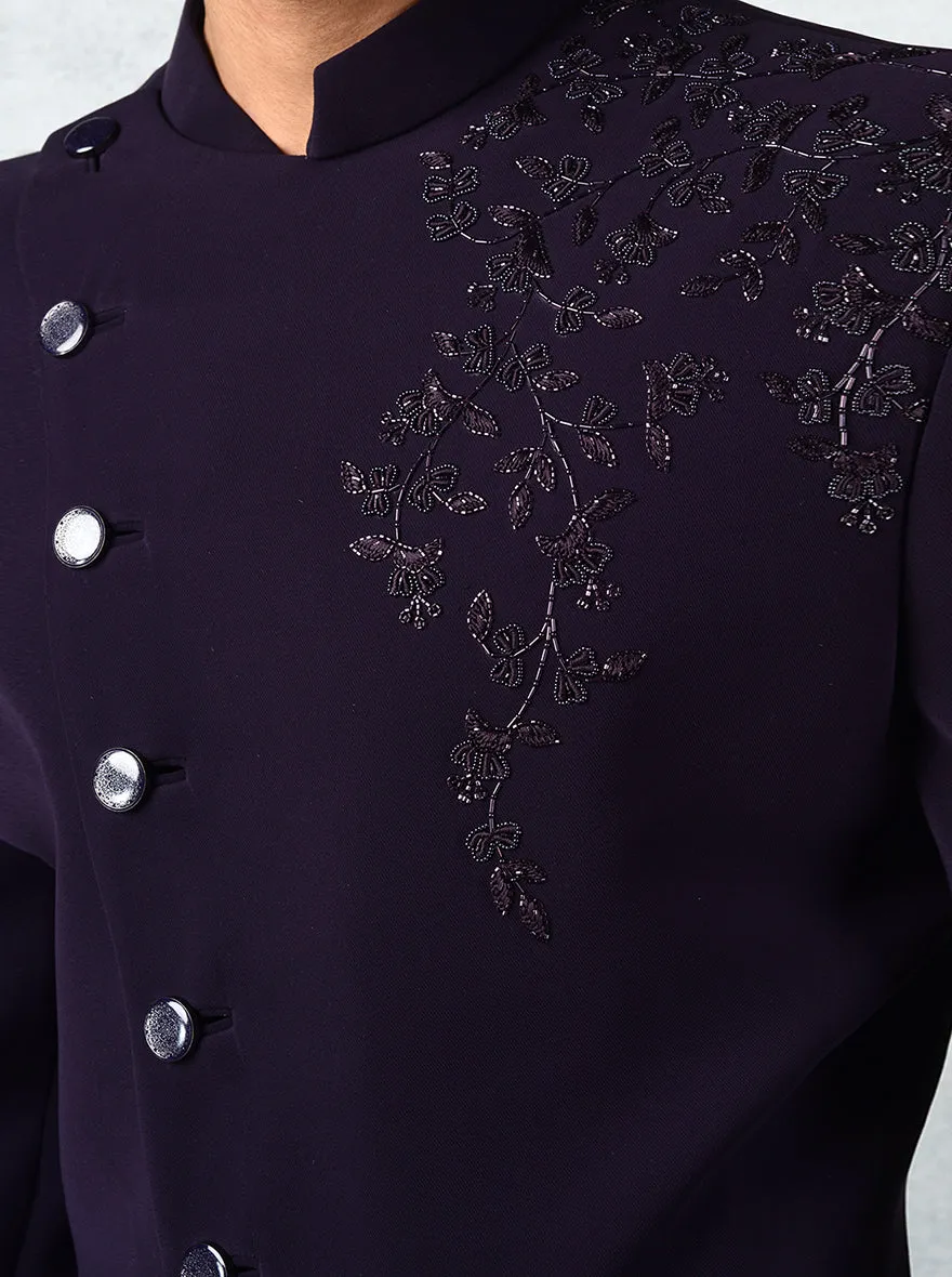Purple Indowestern | Azania