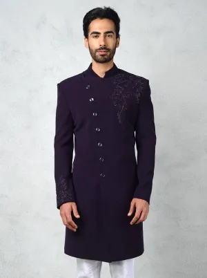 Purple Indowestern | Azania